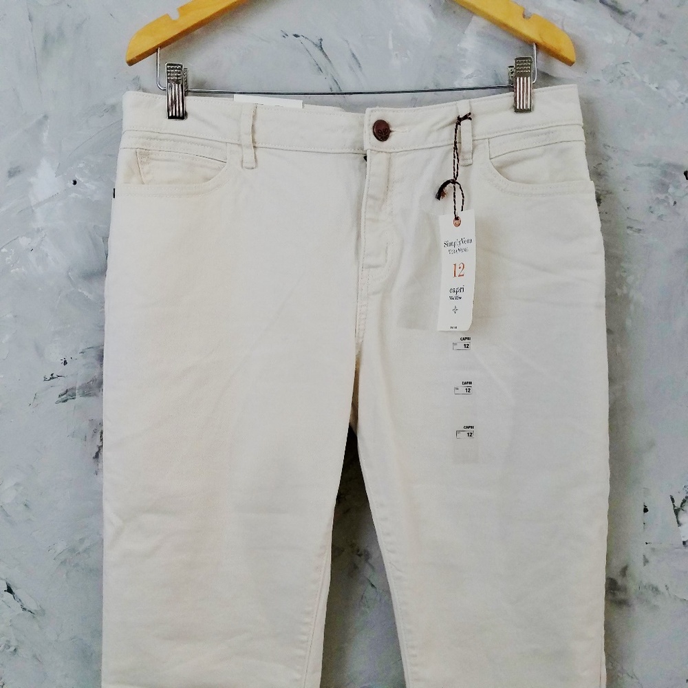 SIMPLY VERA Off White Jeans - Picture 4 of 7